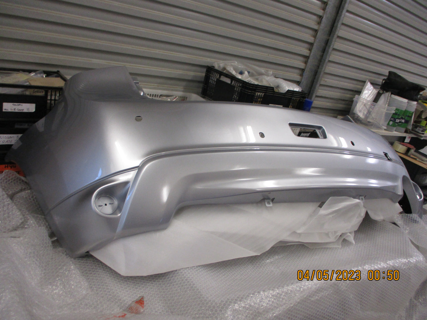Mitsubishi ASX Genuine Rear Bumper Bar Cover With Sensor Holes New Part