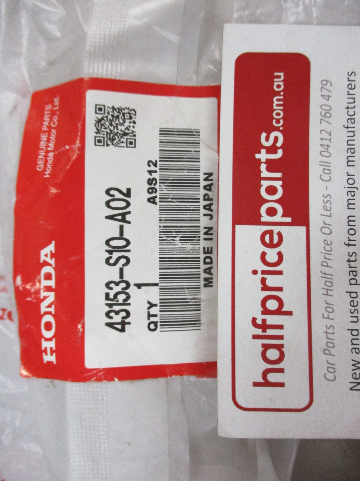 Honda CR-V Genuine Rear Drum Brake Shoe (1 Only) New Part