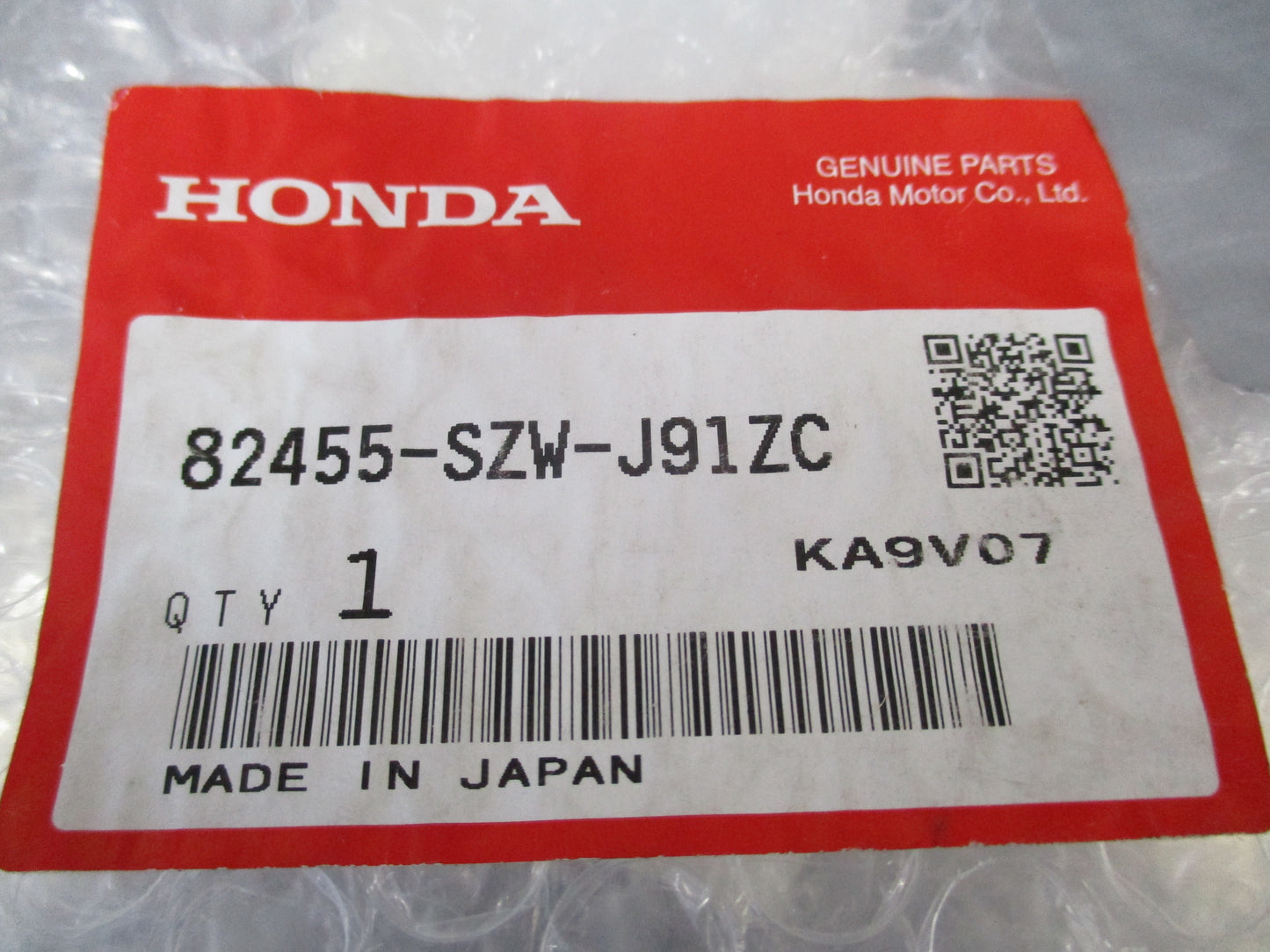 Honda Odyssey Genuine Rear Middle Seat Belt Buckle Assy New