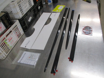 Mitsubishi Mirage Genuine Side Body Moulding Set Factory Black New Part
