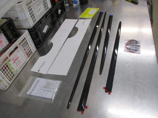 Mitsubishi Mirage Genuine Side Body Moulding Set Factory Black New Part