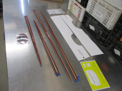 Mitsubishi Mirage Genuine Side Body Moulding Set Factory Black New Part