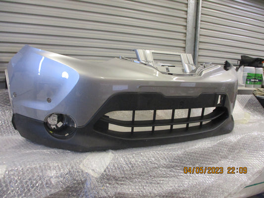 Nissan Qashqai Genuine Front Bumper Bar Cover Panted (Factory Silver) With Sensor Holes New Part