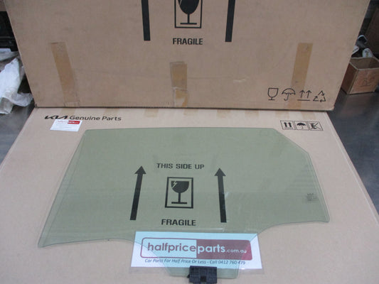 Kia GT-Line/Seltos Genuine Passenger Rear Door Window Glass New Part