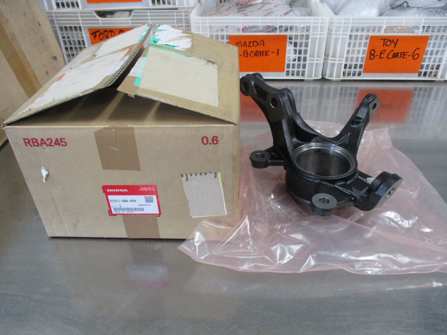 Honda CRV Genuine Drivers Front Knuckle (ABS) New
