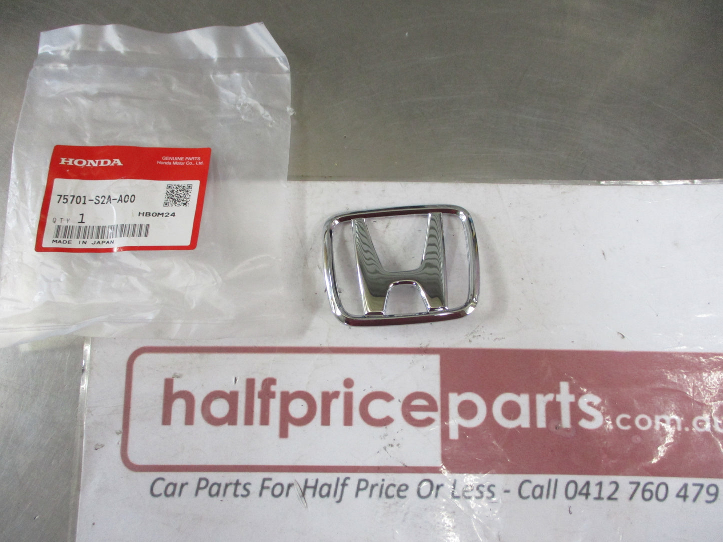 Honda S2000/Civic Genuine Center Rear Emblem New Part