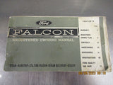 Ford XP Falcon Sedan-Hardtop-Station Wagon Genuine Registered Owners Manual Used Part