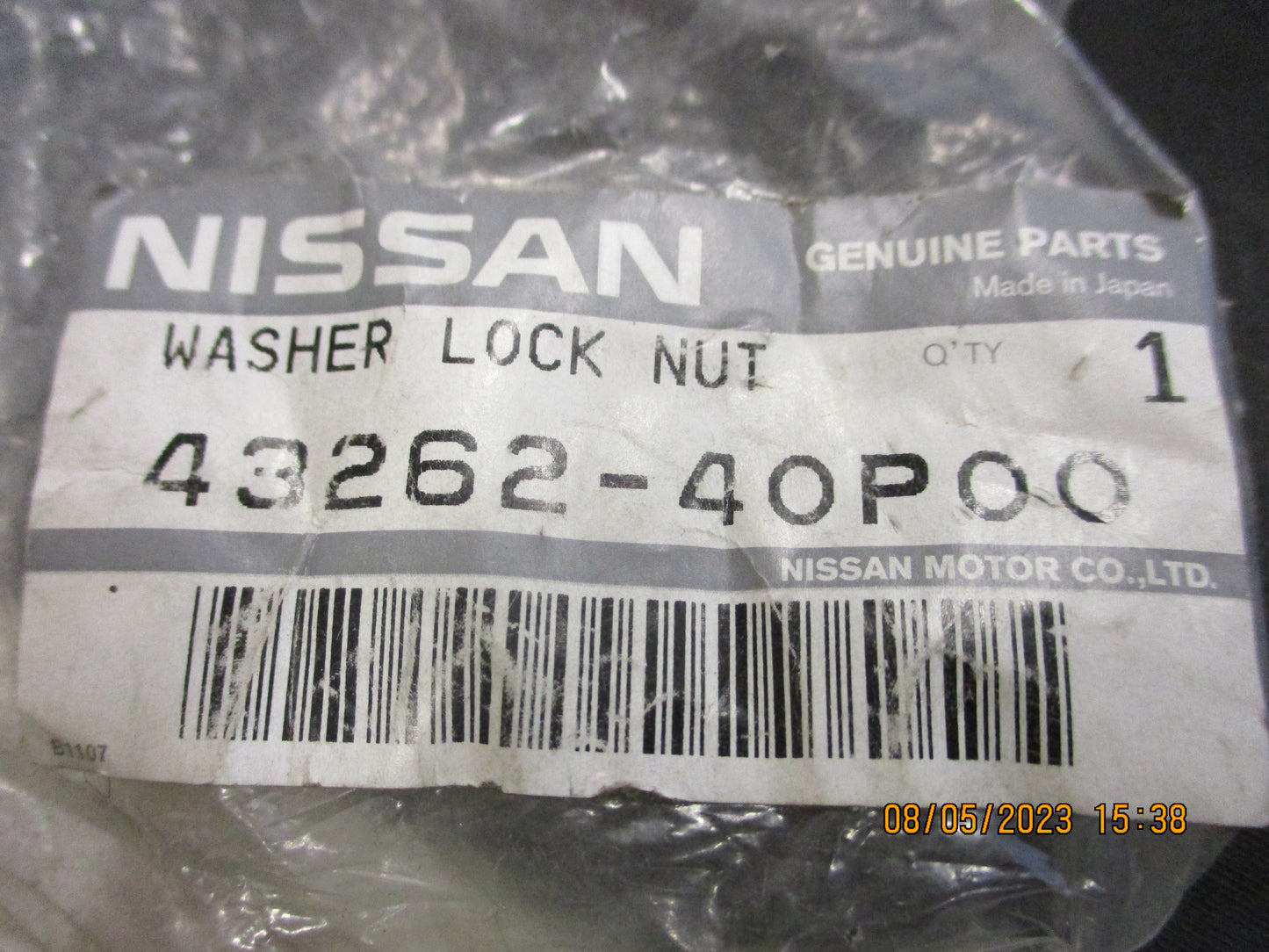 Nissan 300ZX Genuine Rear Axel Nut New Part