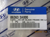 Hyundai Trajet Genuine Passenger Rear B-Pillar Black Out Tape New Part