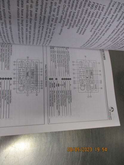 Holden VT-VT Series II Commodore-WM Statesman & Caprice Service Traing Manual Used Part