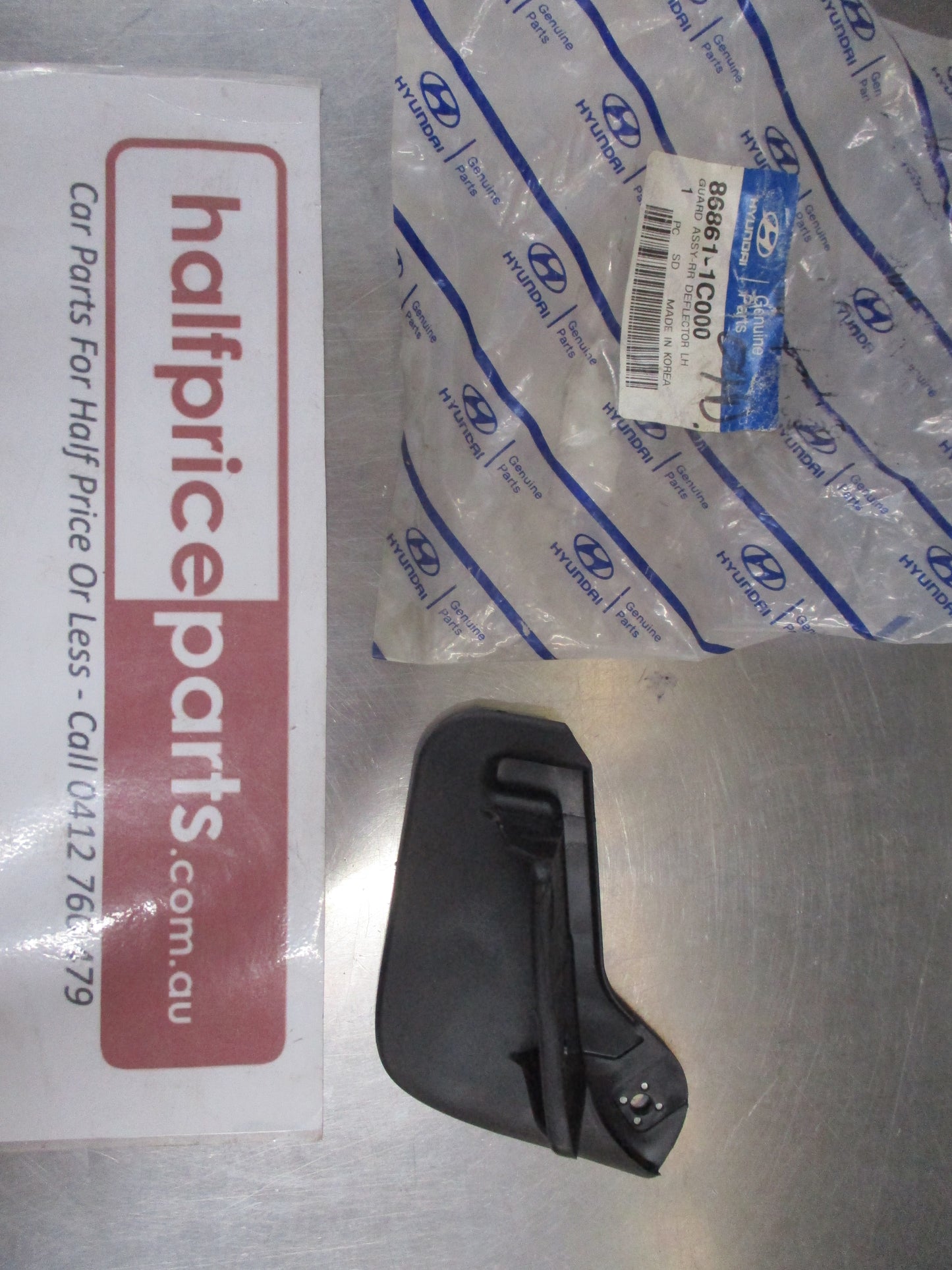Hyundai Getz Genuine Left (Passenger) Forward Rear Mud Flap New Part