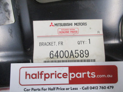 Mitsubishi Pajero Genuine Left Hand Front Bumper Lower Bracket New Part