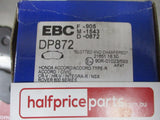 EBC Front Brake Pad Set Suits Honda Accord/Civic/Legend/HR-V/NSX/Prelude/Odessey New Part