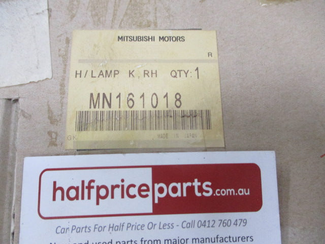 Mitsubishi Lancer Genuine Right Hand Head Light (Drivers) New Part.