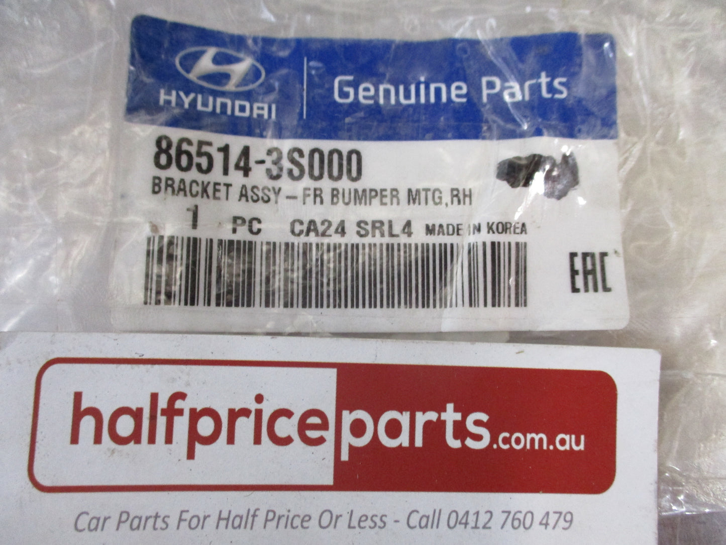 Hyundai Sonata/Hybird Genuine Right Hand Front Side Bumper Retainer New Part