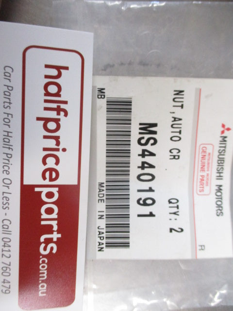 Mitsubishi Lancer-Outlander Genuine Front Bumper Cover Nut (Pair) New Part