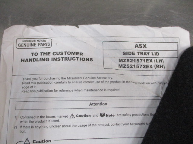 Mitsubishi ASX Genuine Right Hand Side Cargo Box Lid New Part