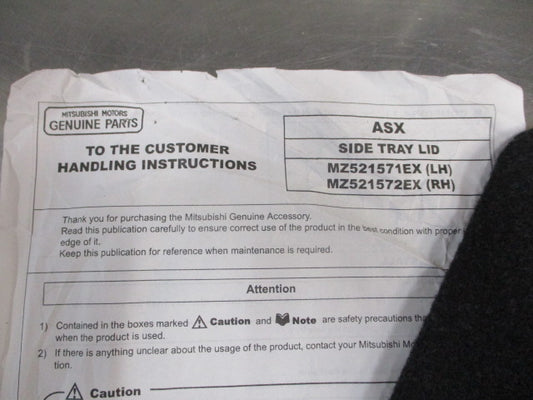 Mitsubishi ASX Genuine Right Hand Side Cargo Box Lid New Part