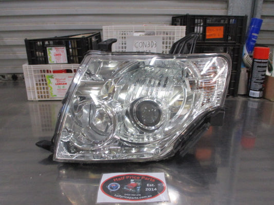 Mitsubishi NT Pajero Exceed Xenon Genuine Left Hand Head Light Used Part