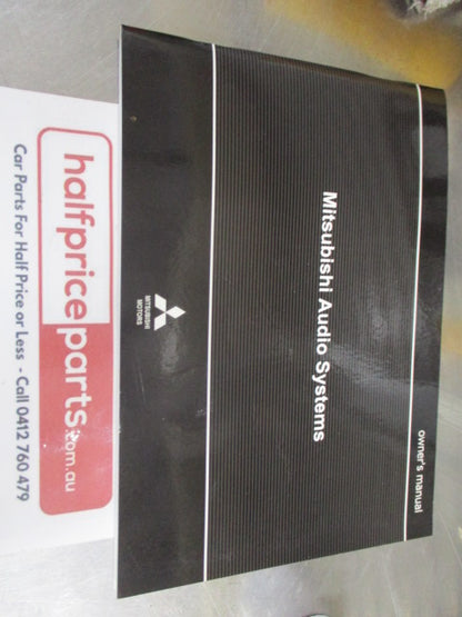 Mitsubishi Genuine Audio Systems Owner's Manual New Part
