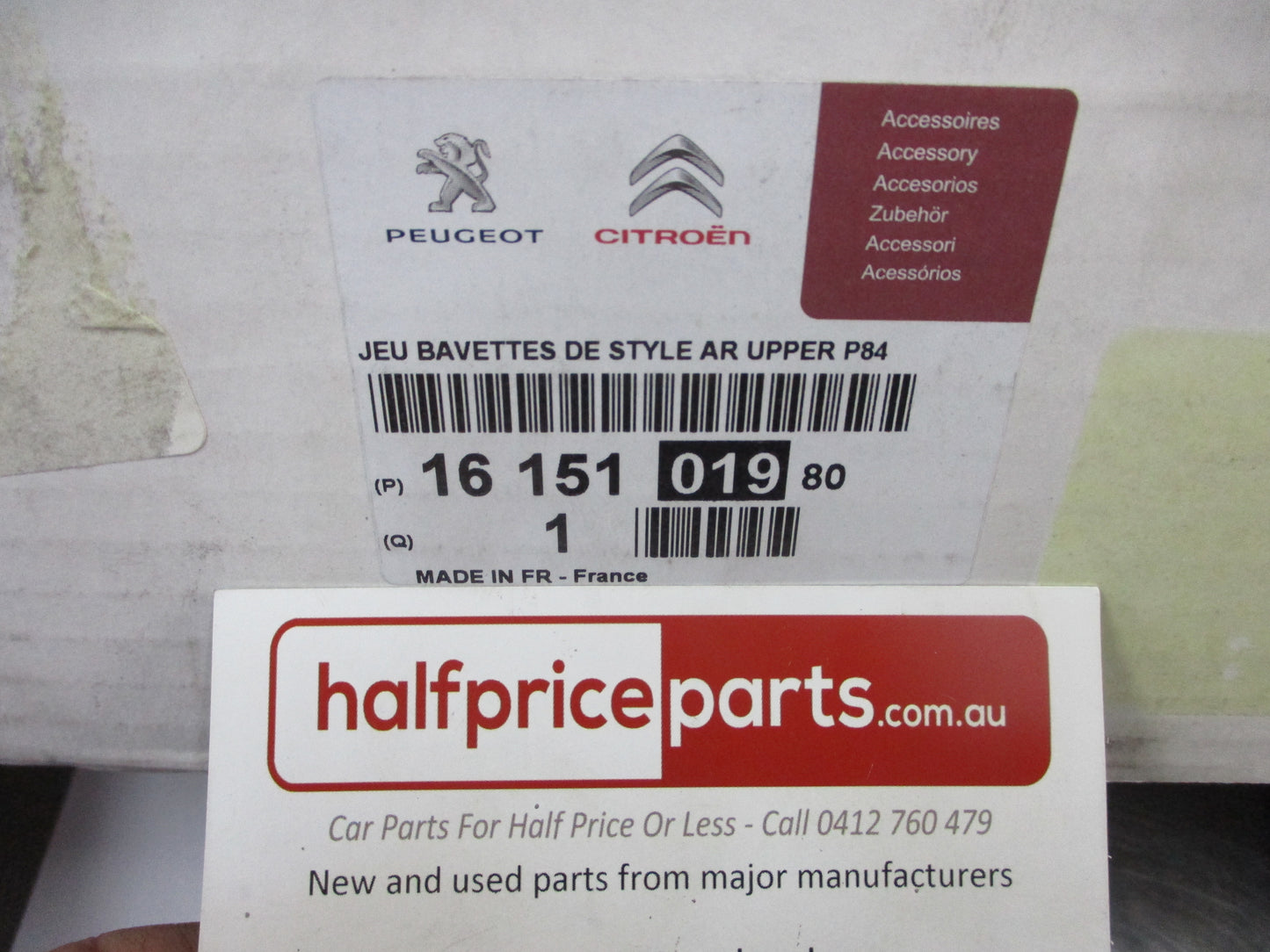 Peugeot 3008 GT Genuine Set Of Rear Mud Flaps New Part