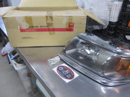 Mitsubishi Challenger XL 3.0 V6 Genuine Left Hand Front Chrome Head Light New Part