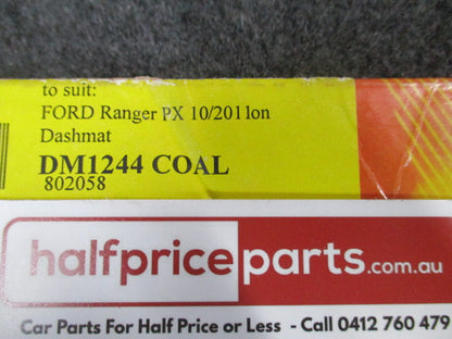 Shevron Dash Mat (COAL) Suitable For Ford Ranger PX New Part