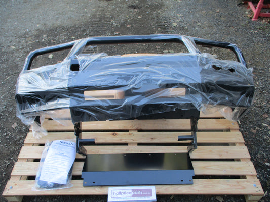 Nissan Navara D22T 4X2 Genuine Steel Bull Bar Kit With Indicators New Part