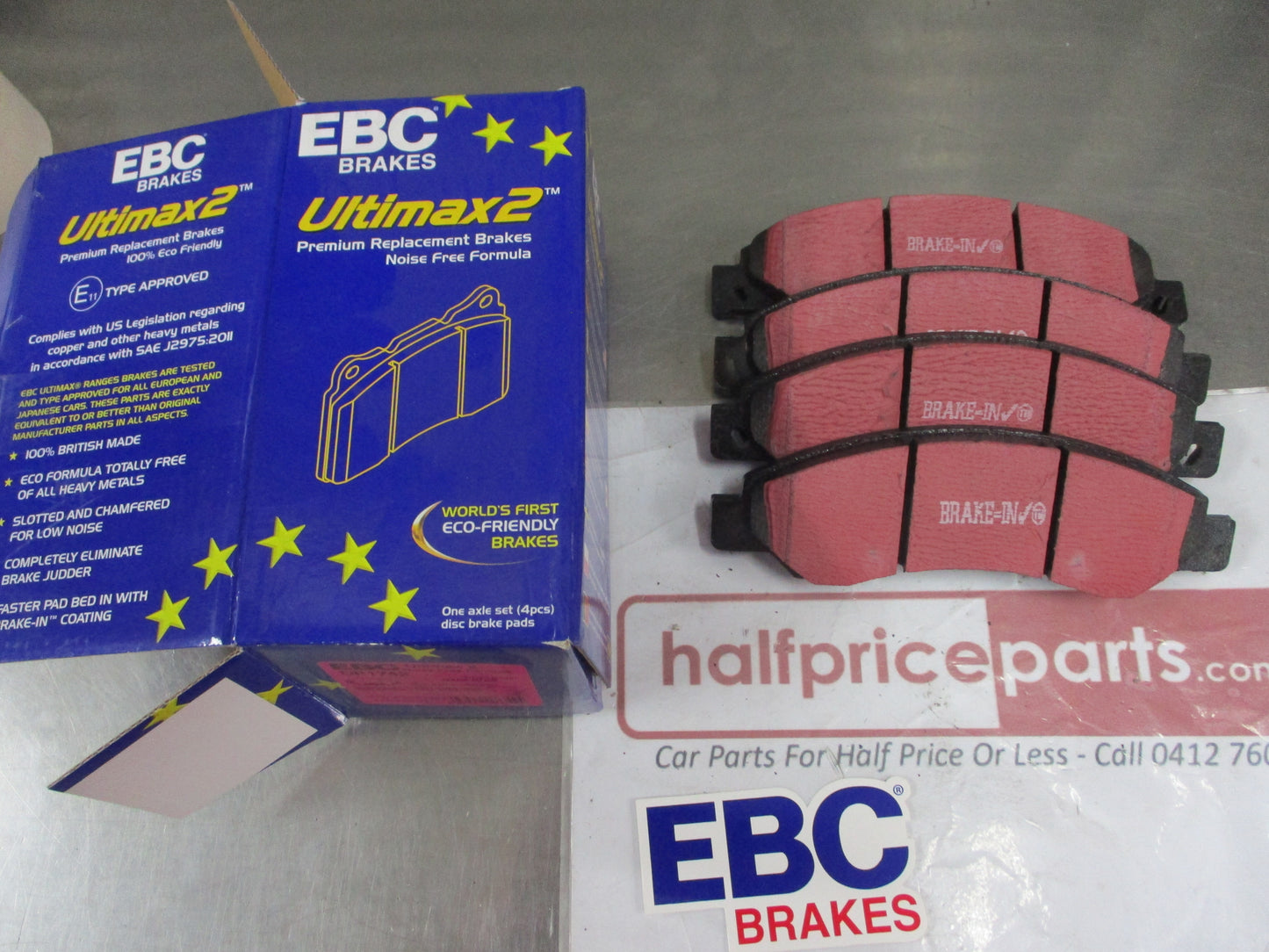 EBC Front Disc Brake Pad Set Suits GMC Sierra C1500/Chevrolet C1500 New Part
