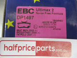 EBC Rear Disc Brake Pad Set Suits VW Polo/Skoda Fabia/Seat Ibza New Part