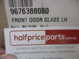 Peugeot 2008 Genuine Left Hand Front Door Glass New Part