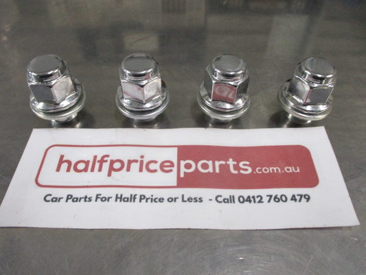Mitsubishi Magna/Pajero/Eclipse/Galant/3000GT Genuine Chrome Wheel Nuts Set Of (4) New Part