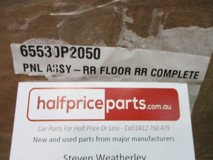 Kia Sorento Genuine Rear Floor Complete Assembly Panel New Part