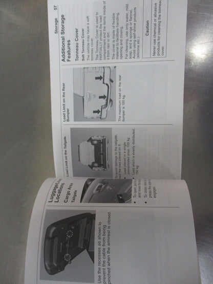 Holden RG Colorado Genuine Owners Manual MY19 New Part