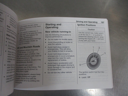 Holden RG Colorado Genuine Owners Manual MY19 New Part