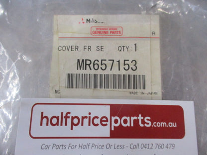 Mitsubishi Pajero Genuine Front Seat Anchor Rear Bolt Cover Trim (Black) New Part