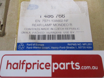 Ford Mondeo Hatchback Genuine Rear Right Hand Inner Tail Light New Part