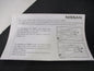 Nissan Navara Genuine (PBRS) Positive Restraint System Sticker New Part