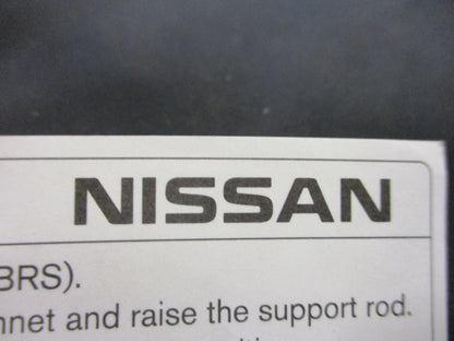 Nissan Navara Genuine (PBRS) Positive Restraint System Sticker New Part