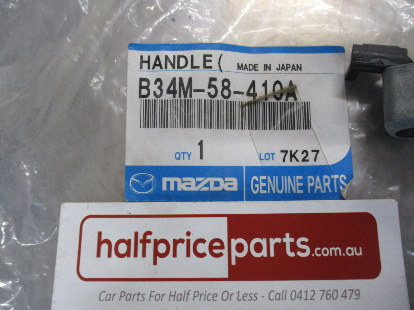 Mazda CX-3 Genuine Front Right Hand Outer Door Handle (Silver) New Part