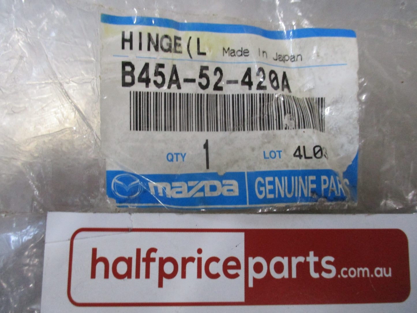 Mazda 3 Genuine Left Hand Bonnet Hinge New Part