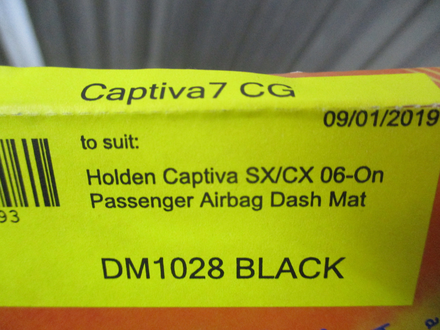 Shevron Holden Captiva CG7 New Dash Mat