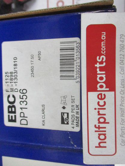 EBC Front Disc Brake Pad Set Suit Kia Credos New Part