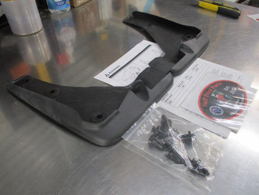 Mitsubishi ASX Genuine Front Mud Flap Set With Fitting Kit And Instructions New Part