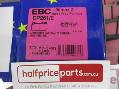 EBC Front Disc Brake Pad Set Suits Mercdees Benz W123/W126/LT35/LT/45/LT50/LT55 New Part