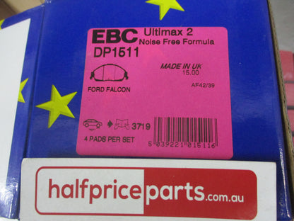 EBC Front Disc Brake Pad Set Suits Ford Falcon BA-BF V8/FG/LTD/TS-TX Territory New Part