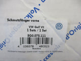 VW Golf GTI-GTD Genuine Front Mad Flap Set New Part