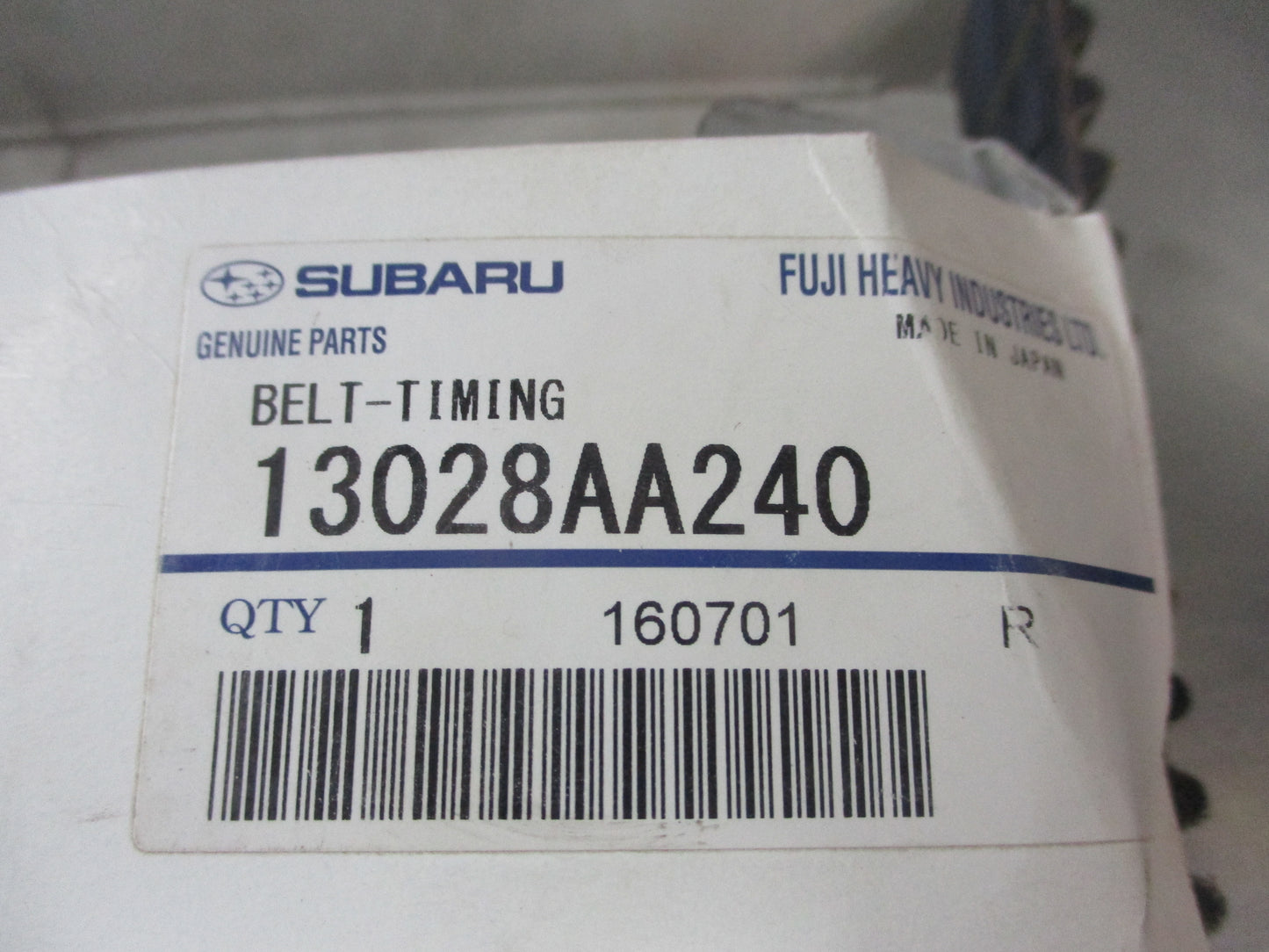 Subaru WRX-STI-Forester-Liberty Genuine Timing Belt New Part