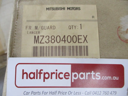 Mitsubishi Lancer Sedan Genuine Front Mud Flaps With Instructions/Fitting Kit New Part
