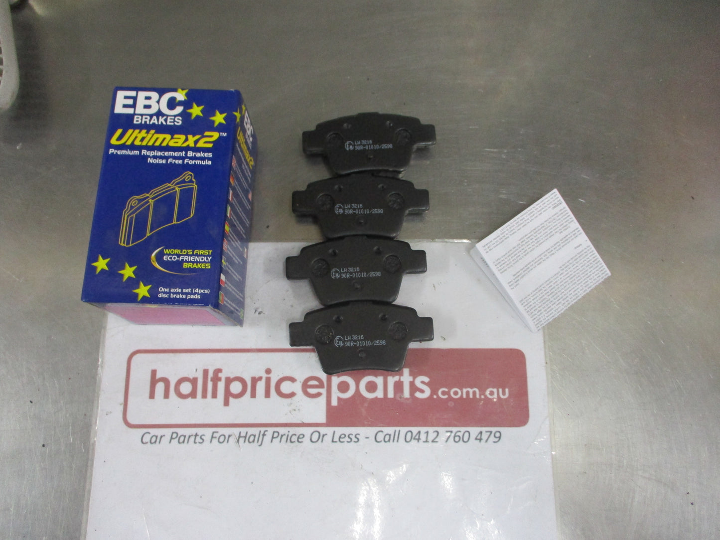 EBC Rear Disc Brake Pad Set Suits Citron C4/Coupe/Peugeot 207/307 New Part